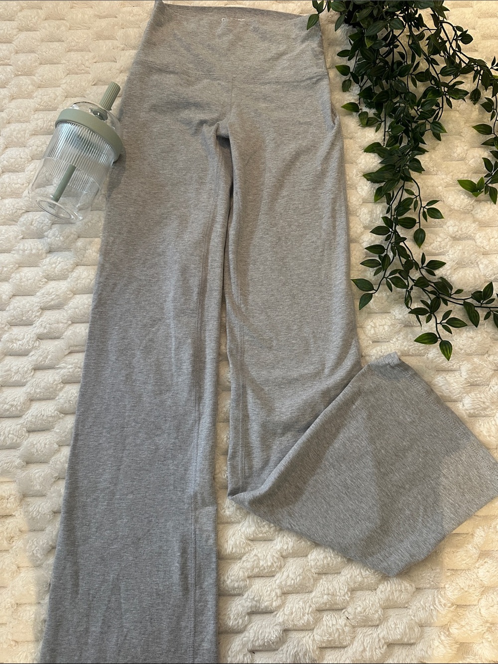 Garage Women's Light Gray Flared Leggings